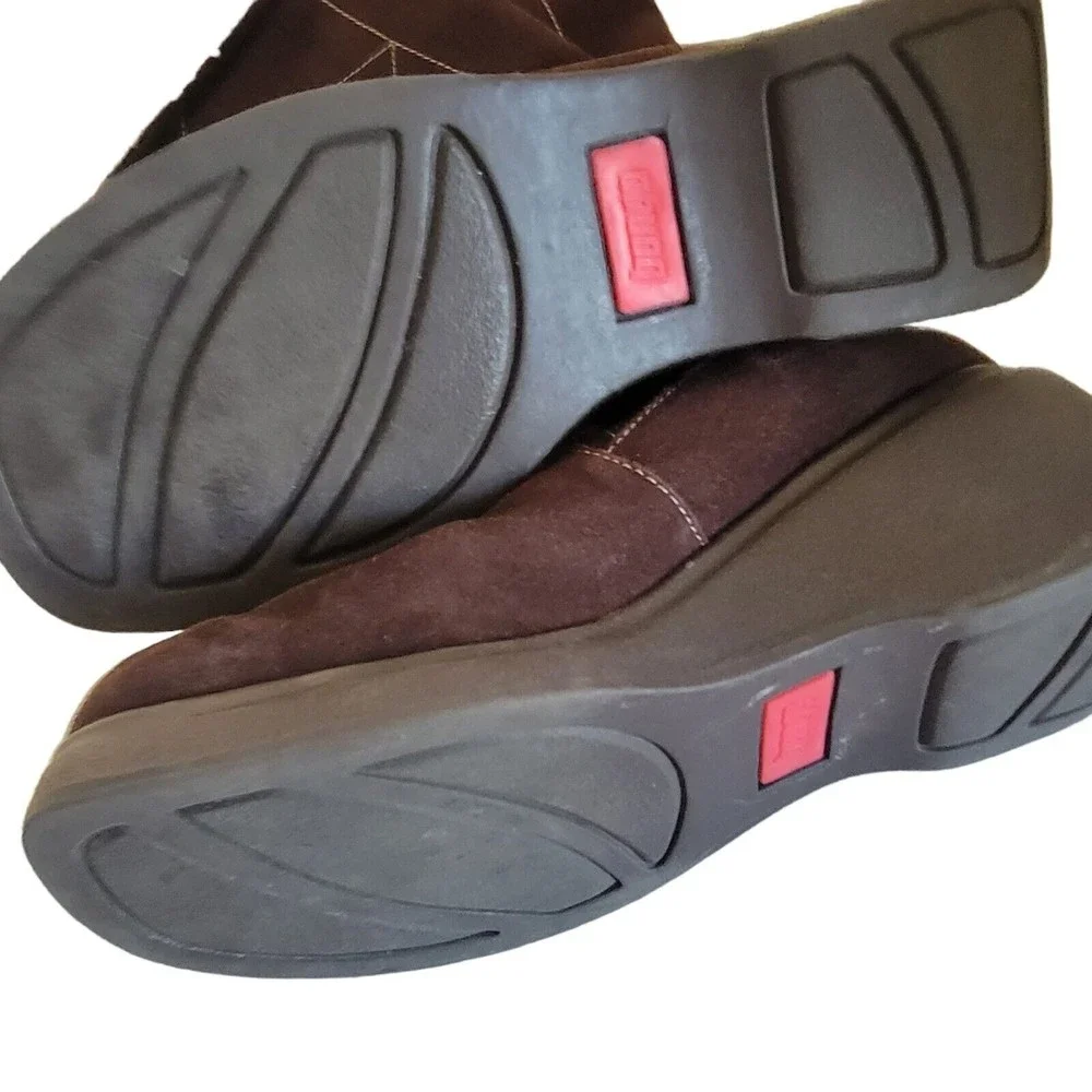 Vintage Bongo Y2K Leather Suede Boots Sherpa Lined Women’s Size‎ 6 M